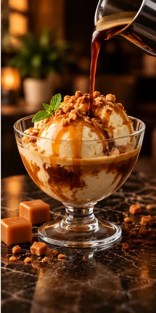 Karamelli Affogato