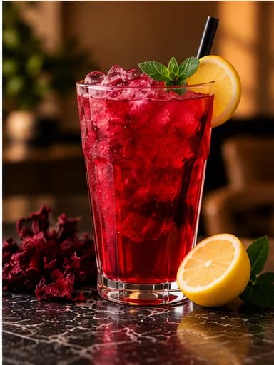 Iced Hibiscus Tea